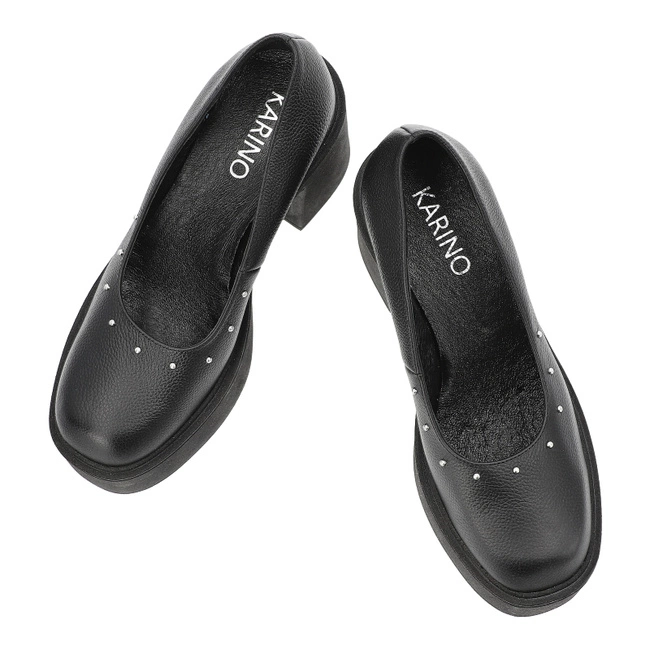 Poltopánky KARINO - 5648/126-P Czarny/Lico