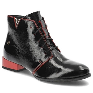 Šnúrovacie Členkové Topánky Maciejka - 5743C-43/00-7 Czarny/Czerwony