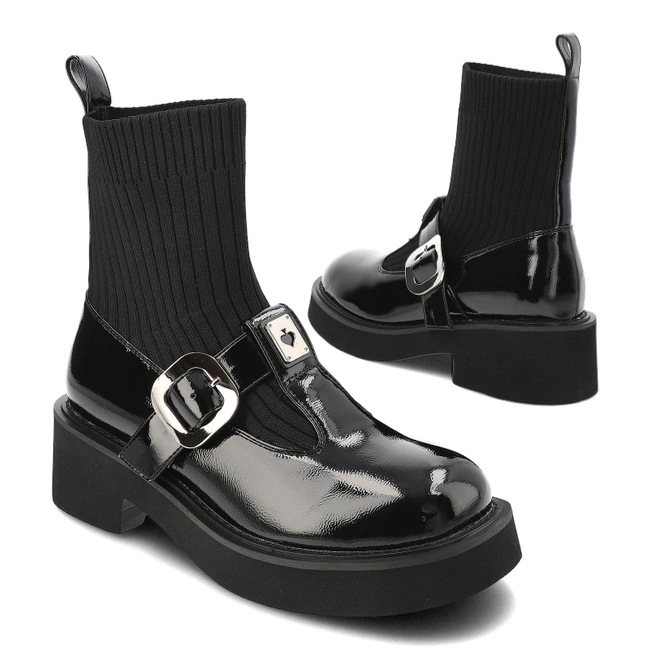 Členkové Topánky S.Barski - MR880-076 Black