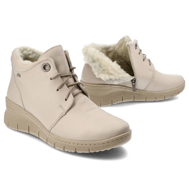 Šnúrovacie Členkové Topánky Armodo - 1177 D19 Floter Beż