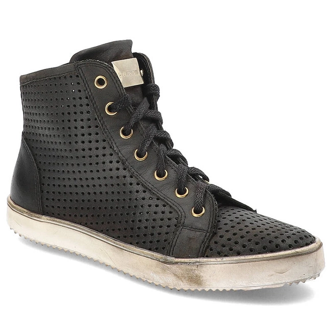 Členkové Topánky Carinii - B3132 Czarny/Złoty