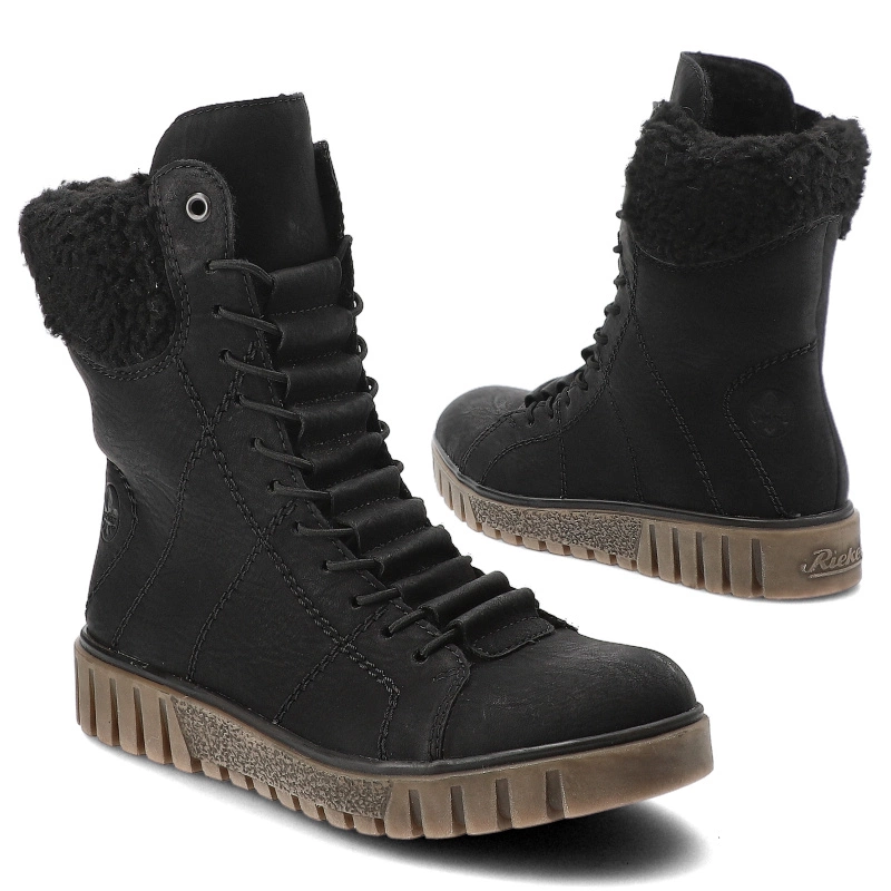 Členkové Topánky Rieker - Y3467-00 Black