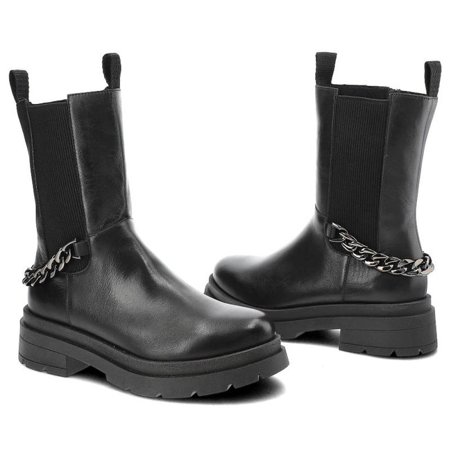 Členkové Topánky Nessi - 21138/1 Czarny 1