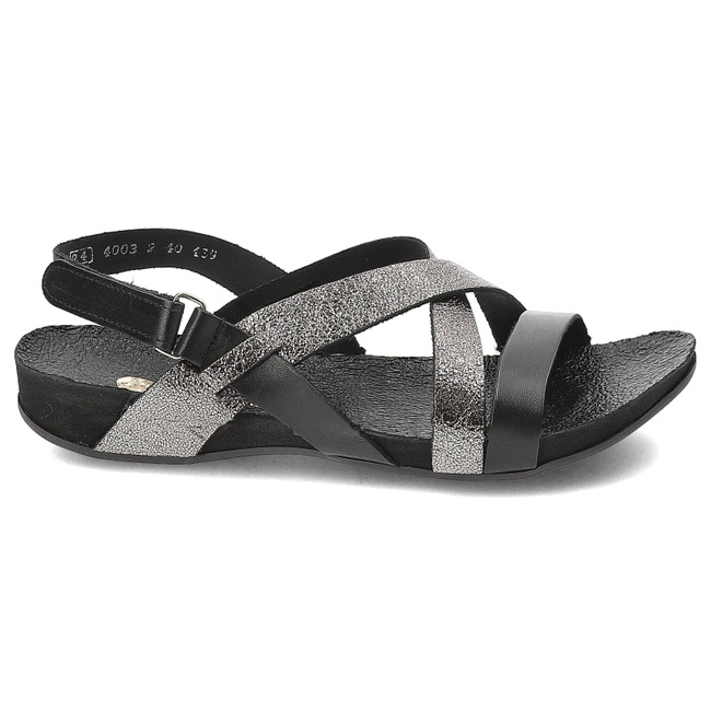 Sandále Armodo - 40032 Bf.Czarny+Polla Nikiel