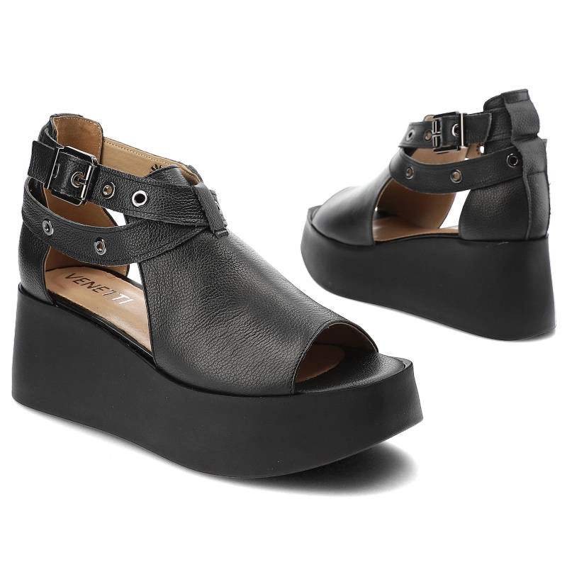 Sandále Armodo - 1732 Czarny Groch