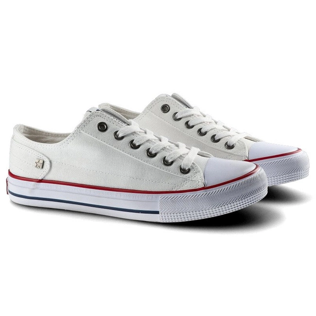 Plátenky Big Star - DD274336 Biały