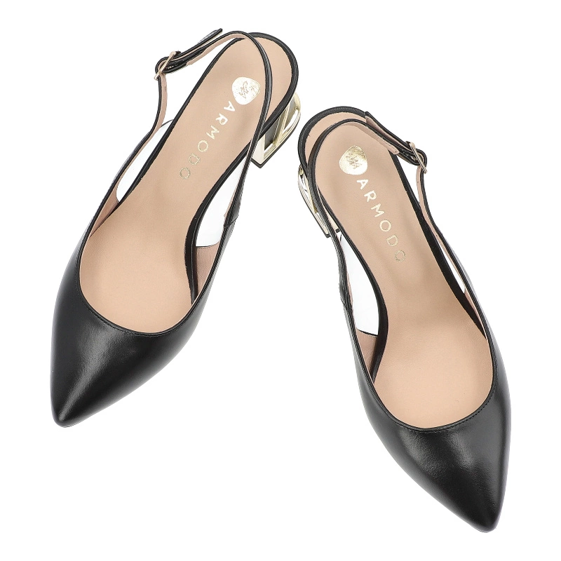 Lodičky ARMODO - 869 Czarne Lico
