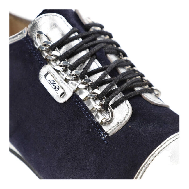 Poltopánky Libero - 4995 Granatowy/Srebrny 89/112