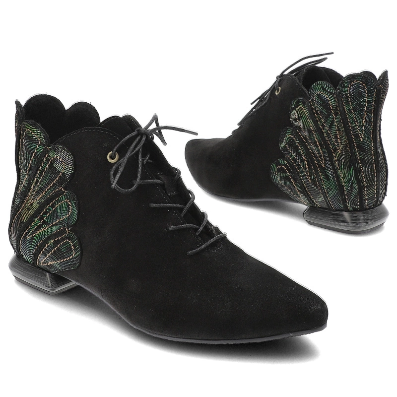 Členkové Topánky Armodo - 7207A Schwarz/Grun