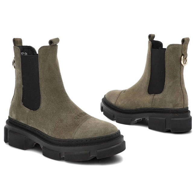 Členkové Topánky Karino - 3897/026-F Zielone