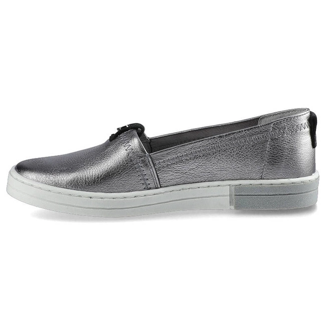 Poltopánky Pollonus - 5-1143-003 Czarne Srebro/Brokat