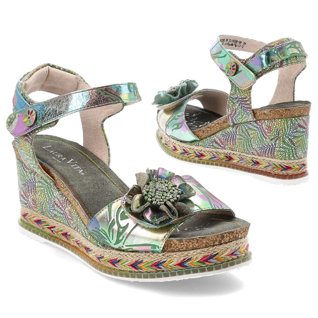 Sandále LAURA VITA - Hacdeo 09 SL14598-9F Olive