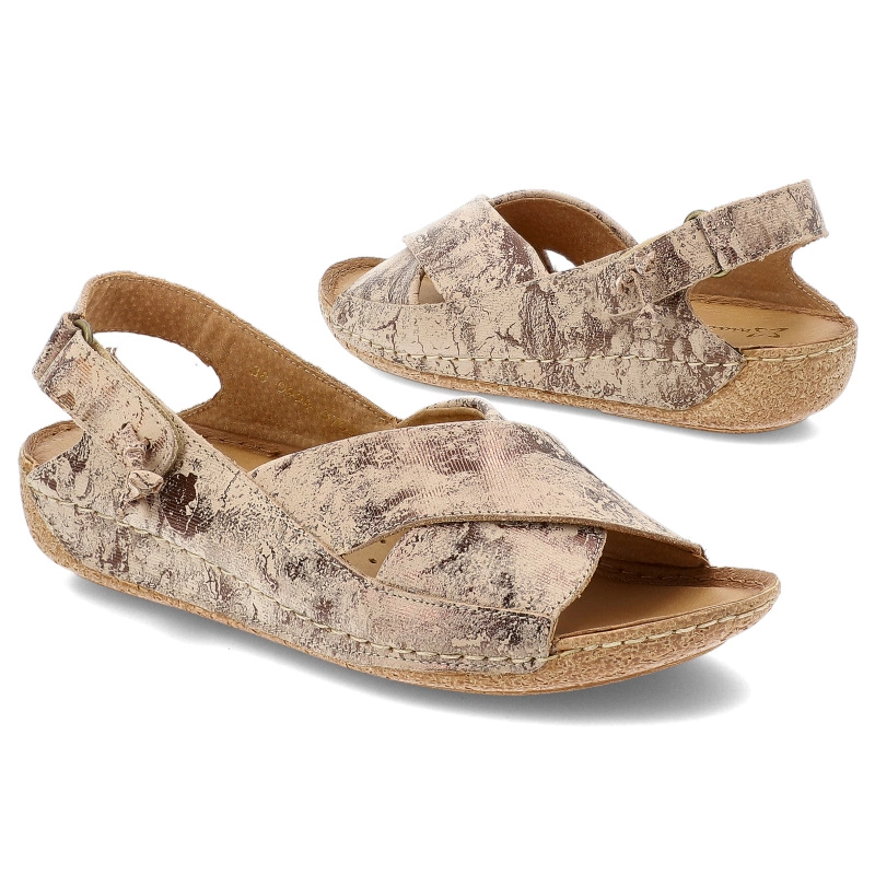 Sandále MACIEJKA - 00994-65/00-5 Beż/Miedź