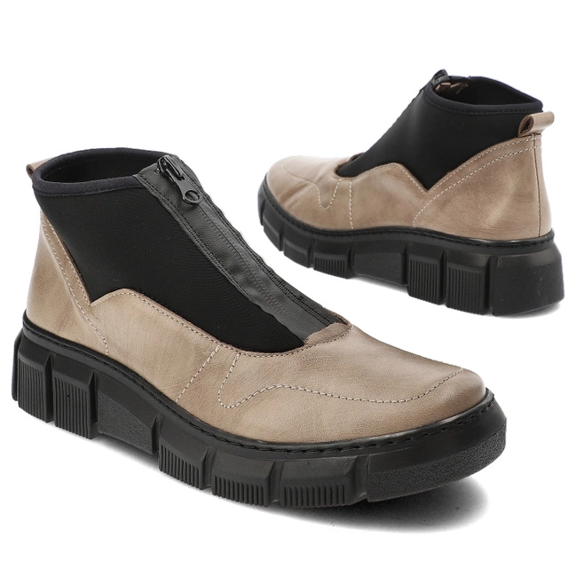 Členkové Topánky Wasak - 0726 Cappucino