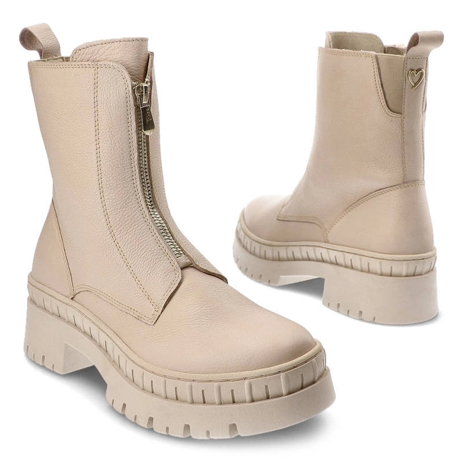 Členkové Topánky Marco Tozzi - 2-25409-41 403 Cream