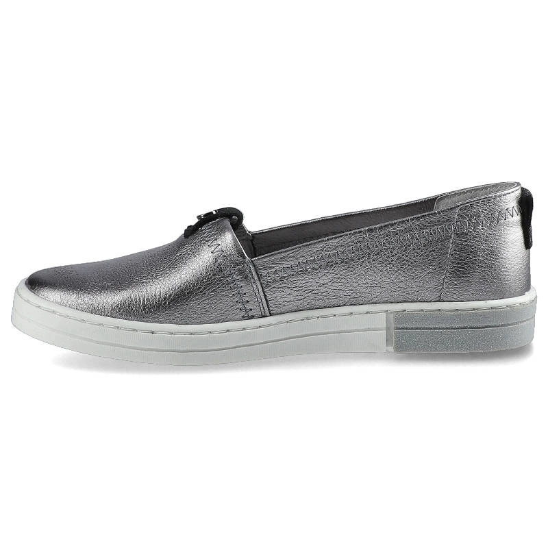 Poltopánky Pollonus - 5-1143-003 Czarne Srebro/Brokat