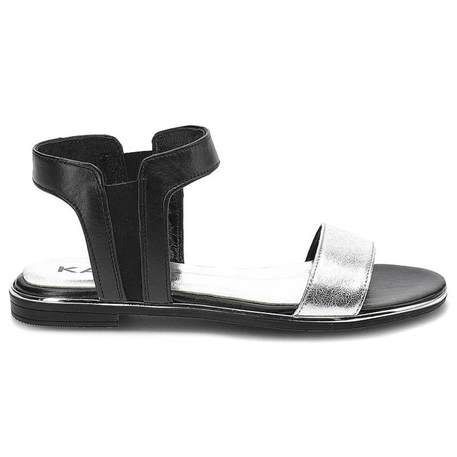 Sandále Karino - 2006/115-P Czarny/Srebrny
