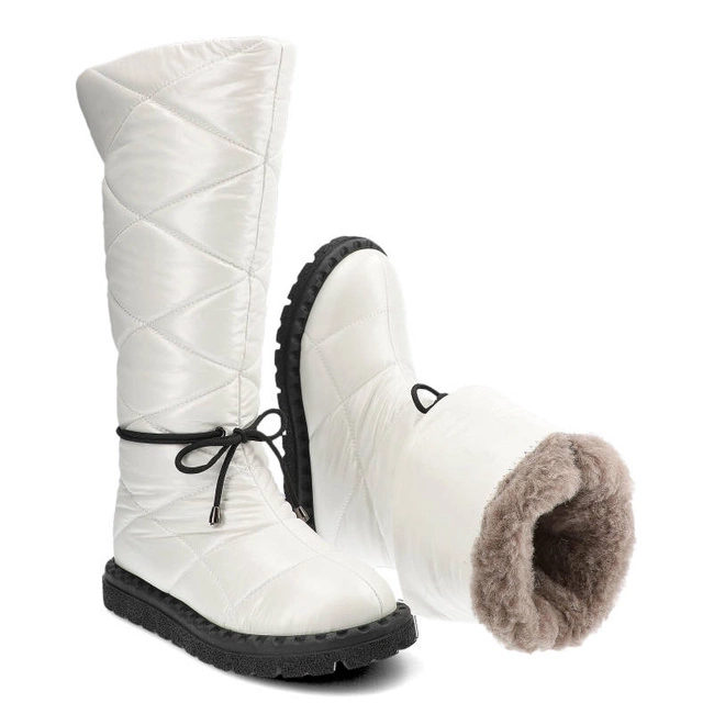 Čižmy Artiker - 51C0380 Biały