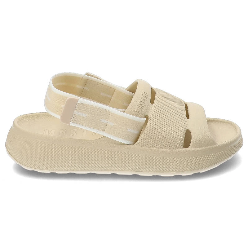 Sandále Mustang - 1465-801-4 Jasnobeżowe 52C0175