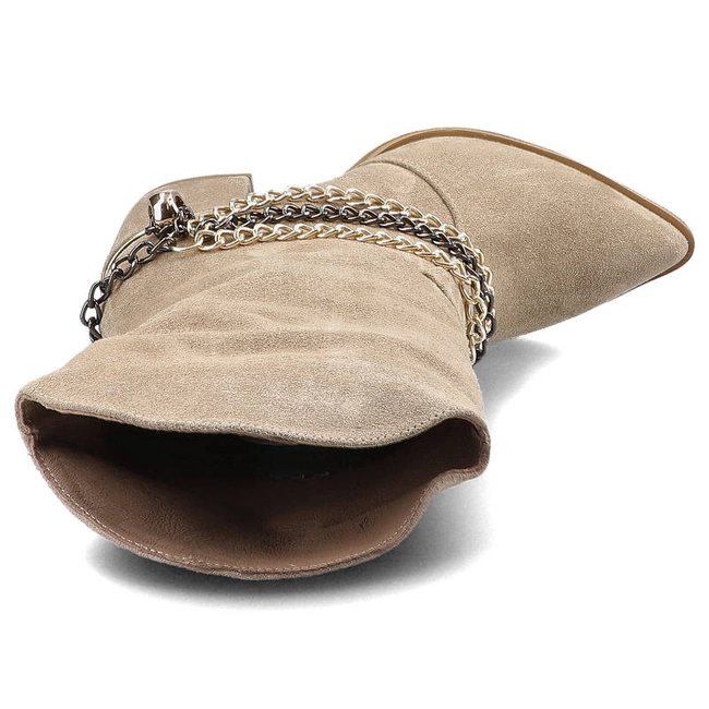 Členkové Topánky Carinii - B7174_-O17-000-000-E03 Beż