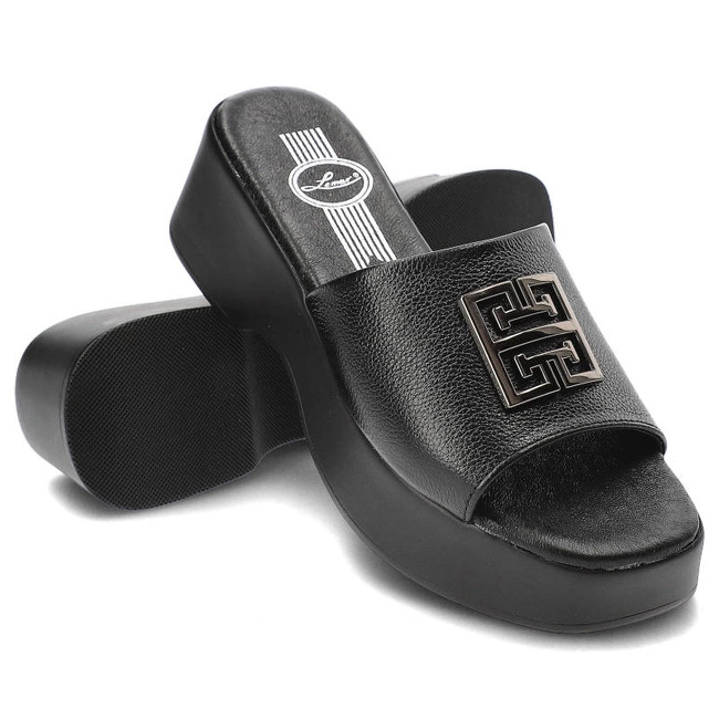 Šľapky Lemar - 40356 V.Czarny+Cn.