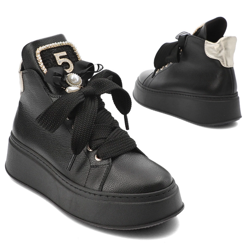 Členkové Topánky Chebello - 4497_-161-074-MIC-S251 Czarny