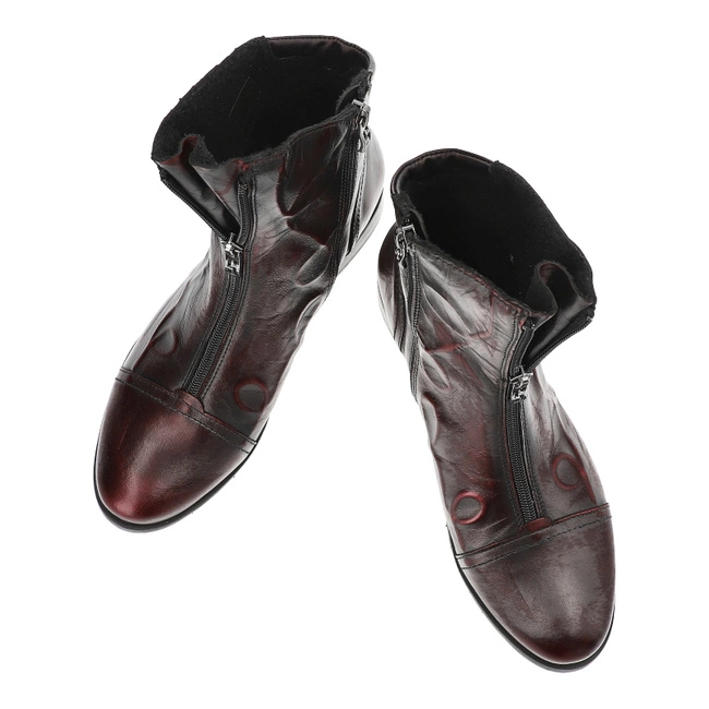 Členkové Topánky Simen - 7096A Weinrot