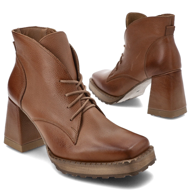 Členkové Topánky Armodo - 1395 Koniak Rust