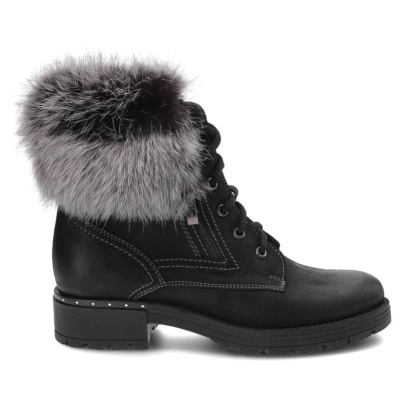 Členkové Topánky Pollonus - 5-0952-010 Czarny Samuel/Królik