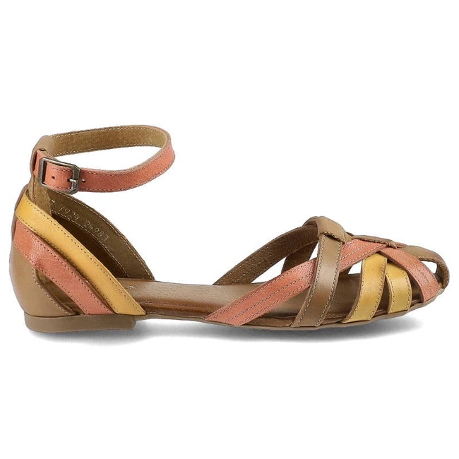 Sandále Maciejka - 01924-18/00-8 Pomarańczowy/Rudy