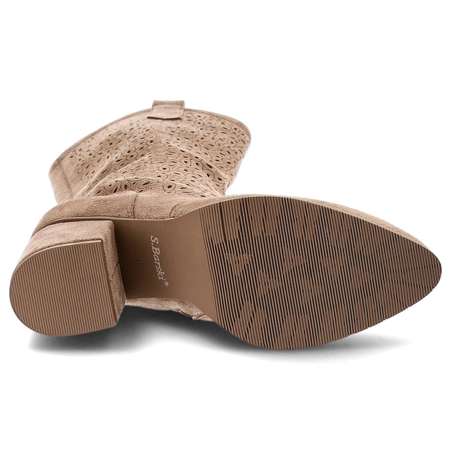 Čižmy S.BARSKI - HY51-238 Coffee