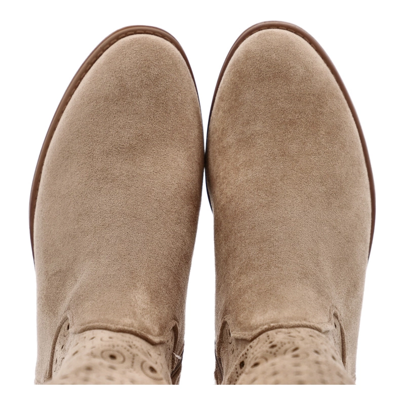 Čižmy S.BARSKI - HY52-531 Beige