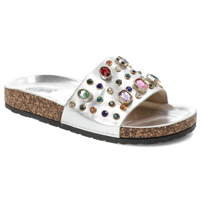 Šľapky S.Barski - MY122 Silver