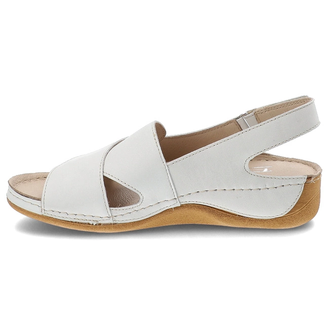 Sandále Pollonus - 5-1628-002 Avorio Perfo