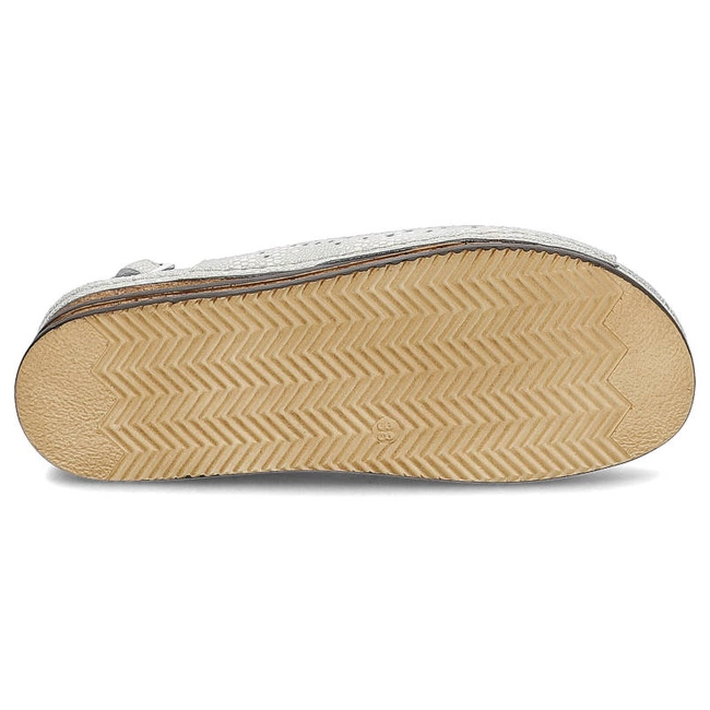 Sandále Pollonus - 5-1403-004 Oczka Srebro_BI