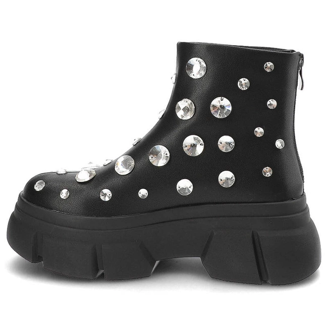 Členkové Topánky Sca'viola - S-85 Black