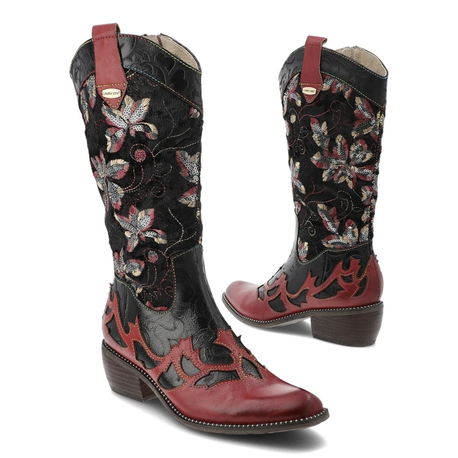 Čižmy LAURA VITA - Ercwinao 19 SL1505-A9A Rouge