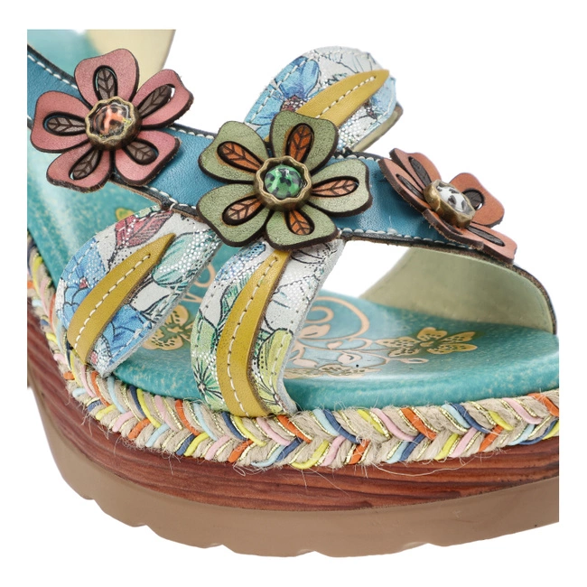 Sandále LAURA VITA - Jacao 32 CX266-32 Turquoise