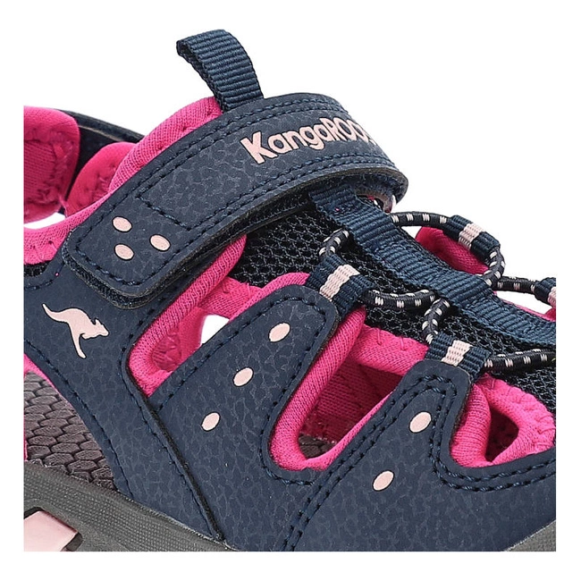 Sandále Kangaroos - 18731 000 4294 K-Trek Dk Navy/Fandango Pink