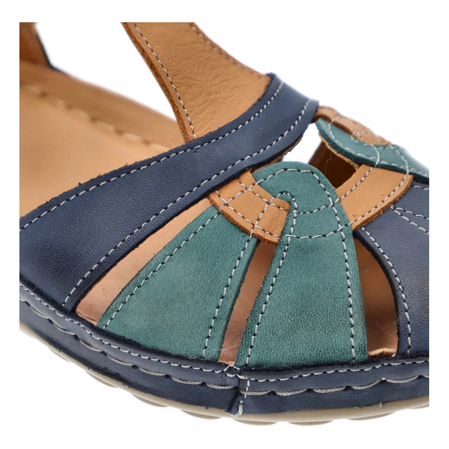 Sandále Armodo - N292 Niebieski/Zielony/Rudy 949/948/954