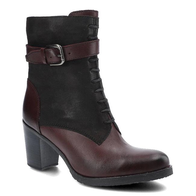 Členkové Topánky Simen - 7743 C.Bordowy/S04