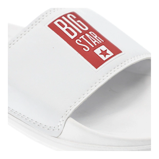 Šľapky Big Star - FF274A365 Biały