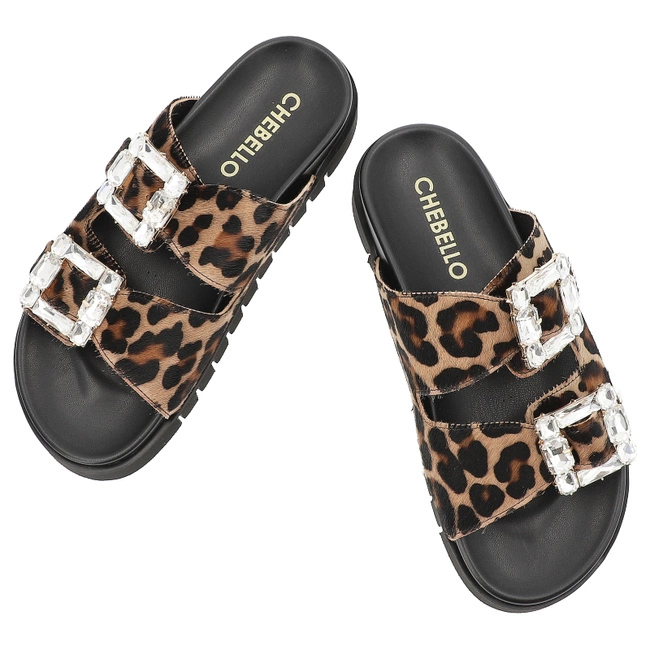 Šľapky CHEBELLO - 4688_-504-000-PSK-S390 Panterka