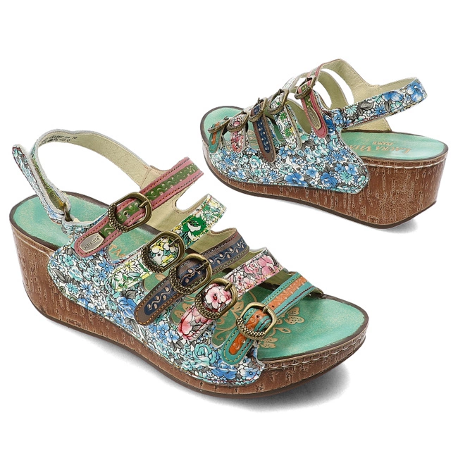 Sandále Laura Vita - Dino 0523 CX1882-5A Turquoise
