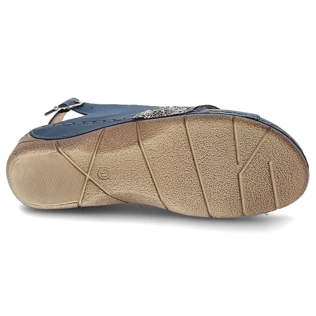 Sandále Helios - 134 Granat 042.0121