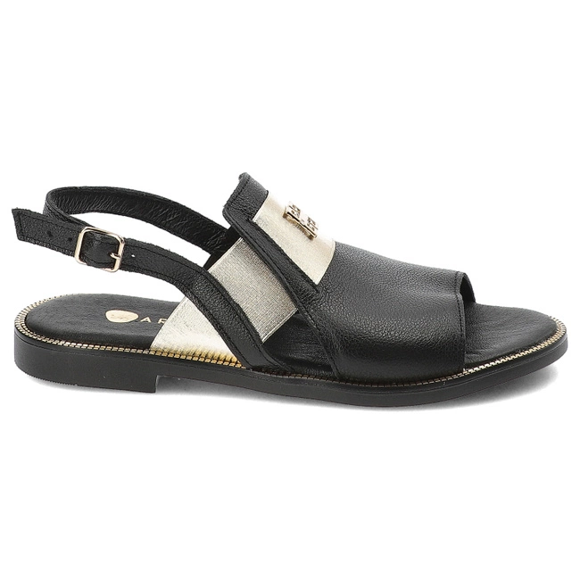 Sandále Armodo - 40385 V.Czarny+Zł.