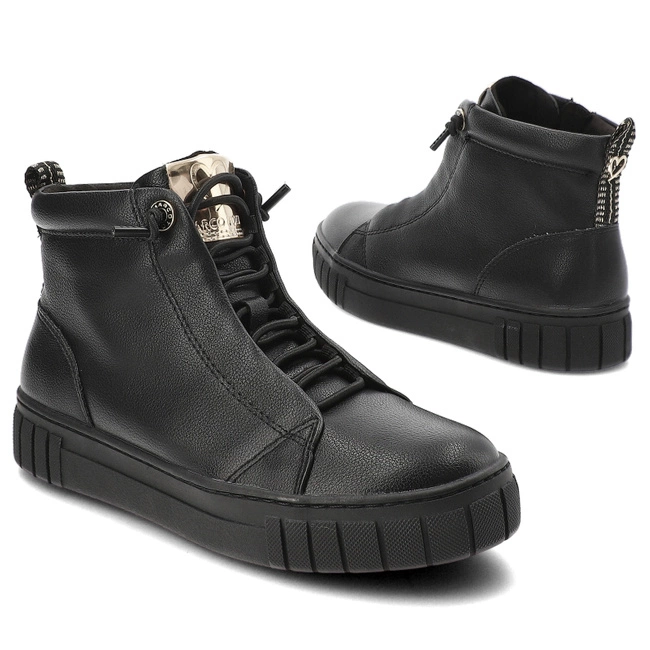 Členkové Topánky Marco Tozzi - 2-25291-43 001 Black