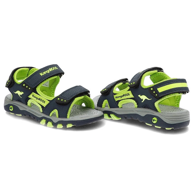 Sandále Kangaroos - 18867 000 4054 K-Celtic Stan Dk Navy/Lime