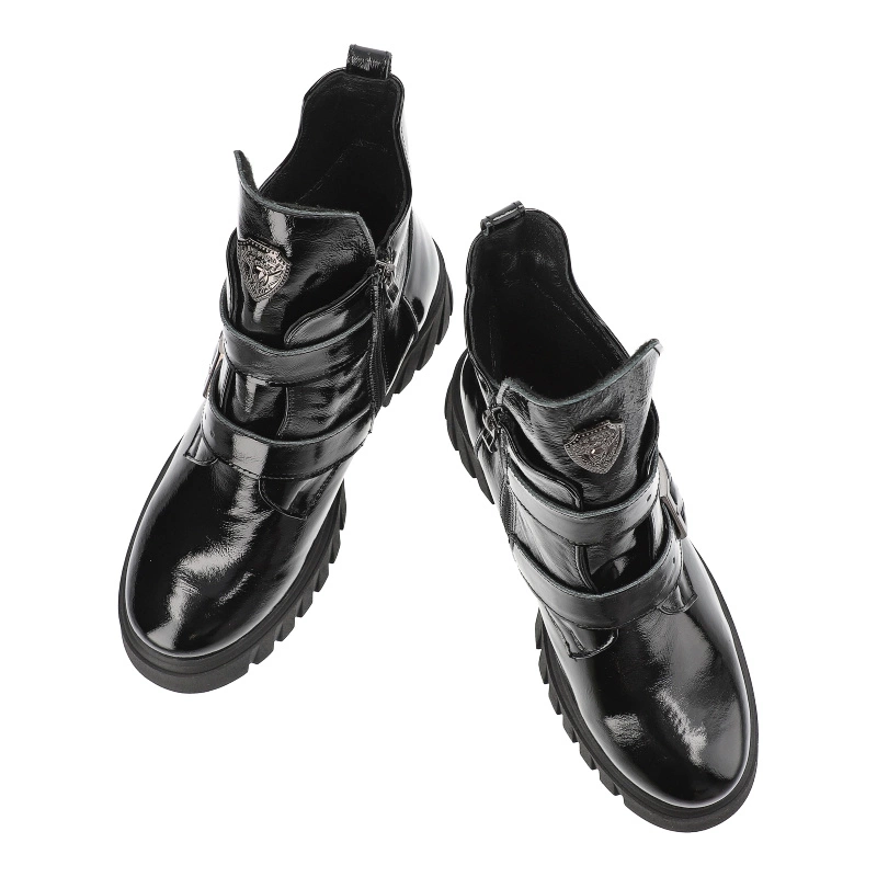 Členkové Topánky Armodo - 60482 Naplak Czarny+Cn.