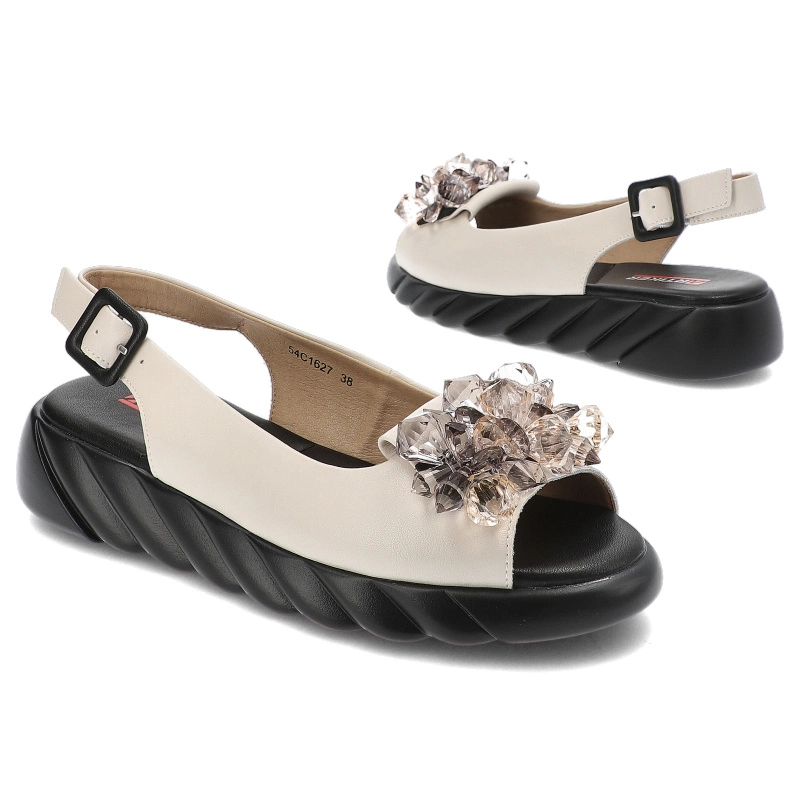 Sandále Artiker - 54C1627 Beżowy